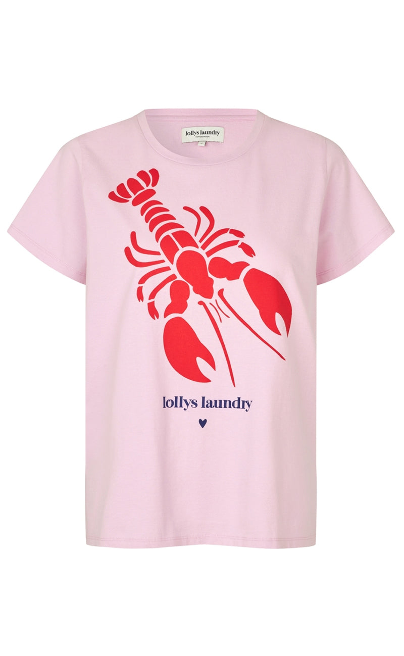 Lollys Laundry T-shirt - Roma Lobster - Red