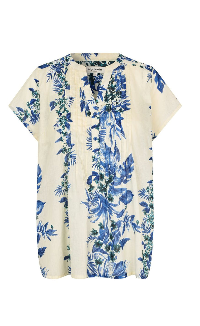 Lollys Laundry Top - Heather - Blue