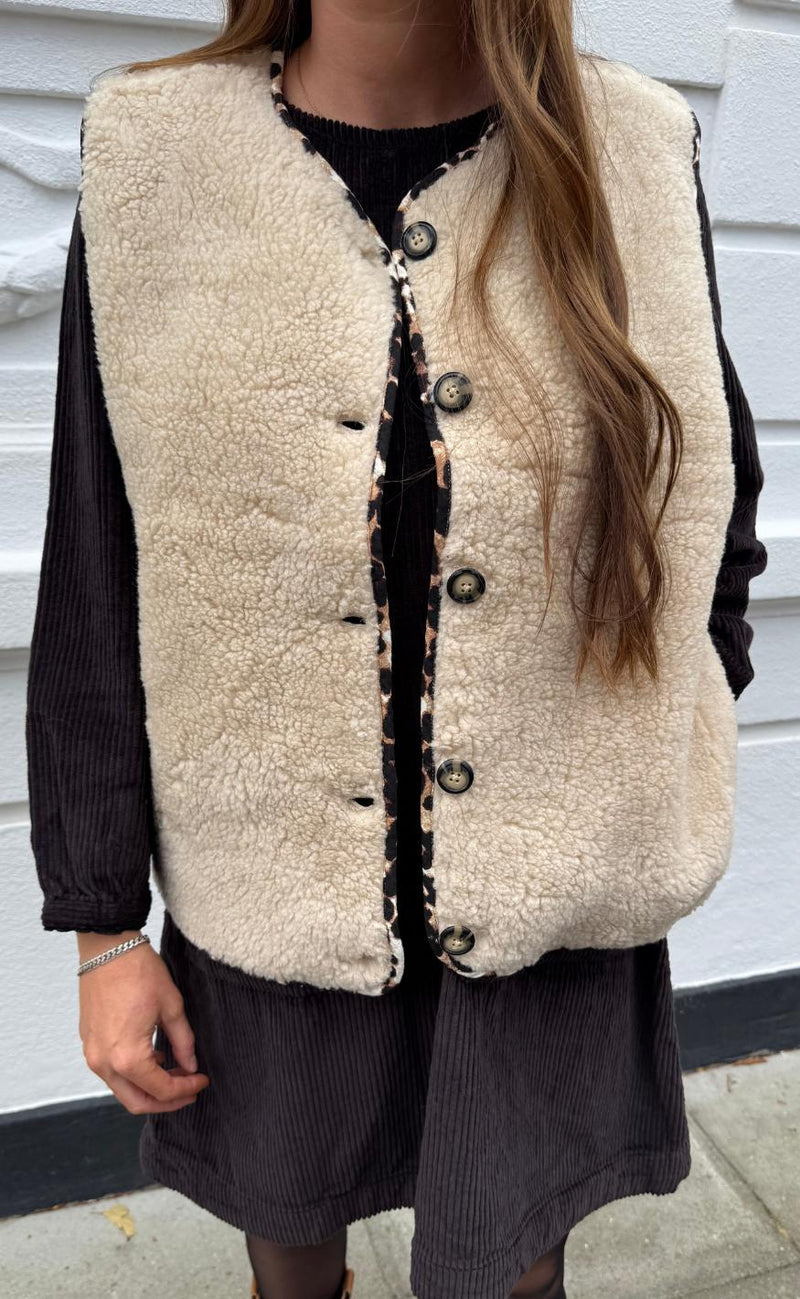 Lollys Laundry Vest - Jace LL - Beige