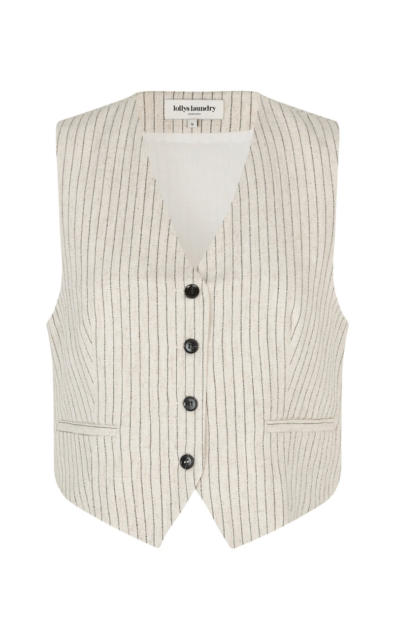 Lollys Laundry Vest - Torino - Creme