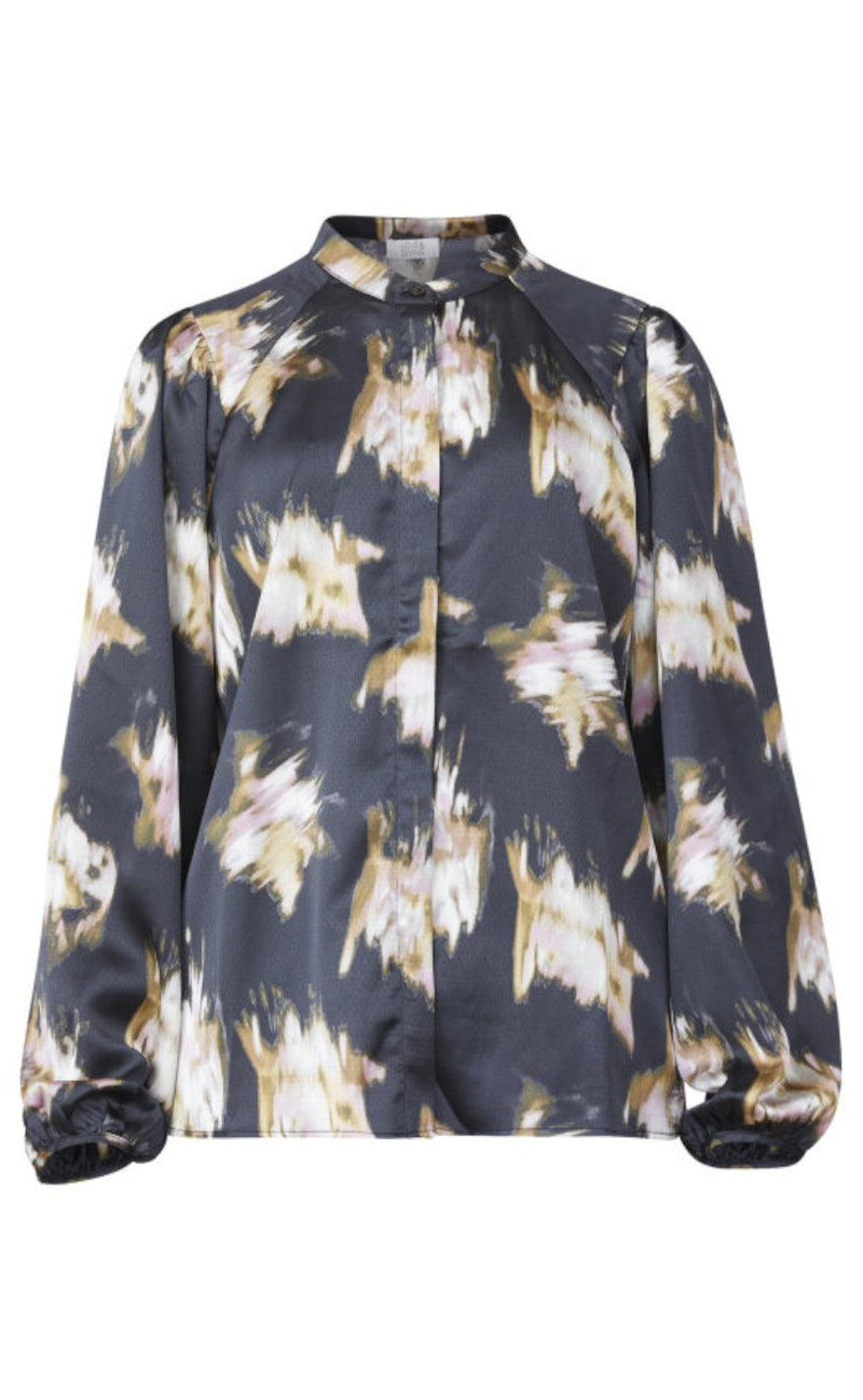 Love & Divine Bluse - Love1058-1 - Black/Rose