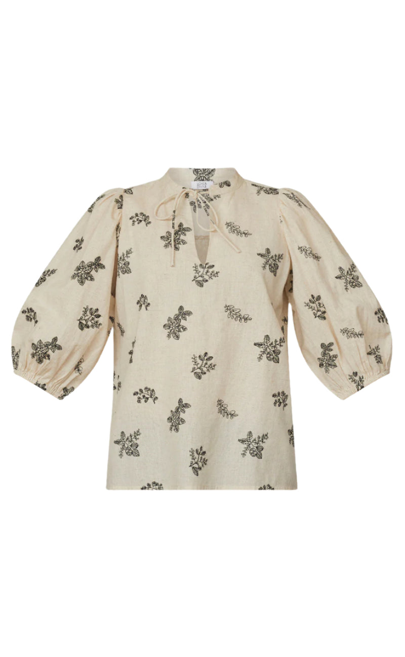 Love & Divine Bluse - Love1109 - Cream/Black