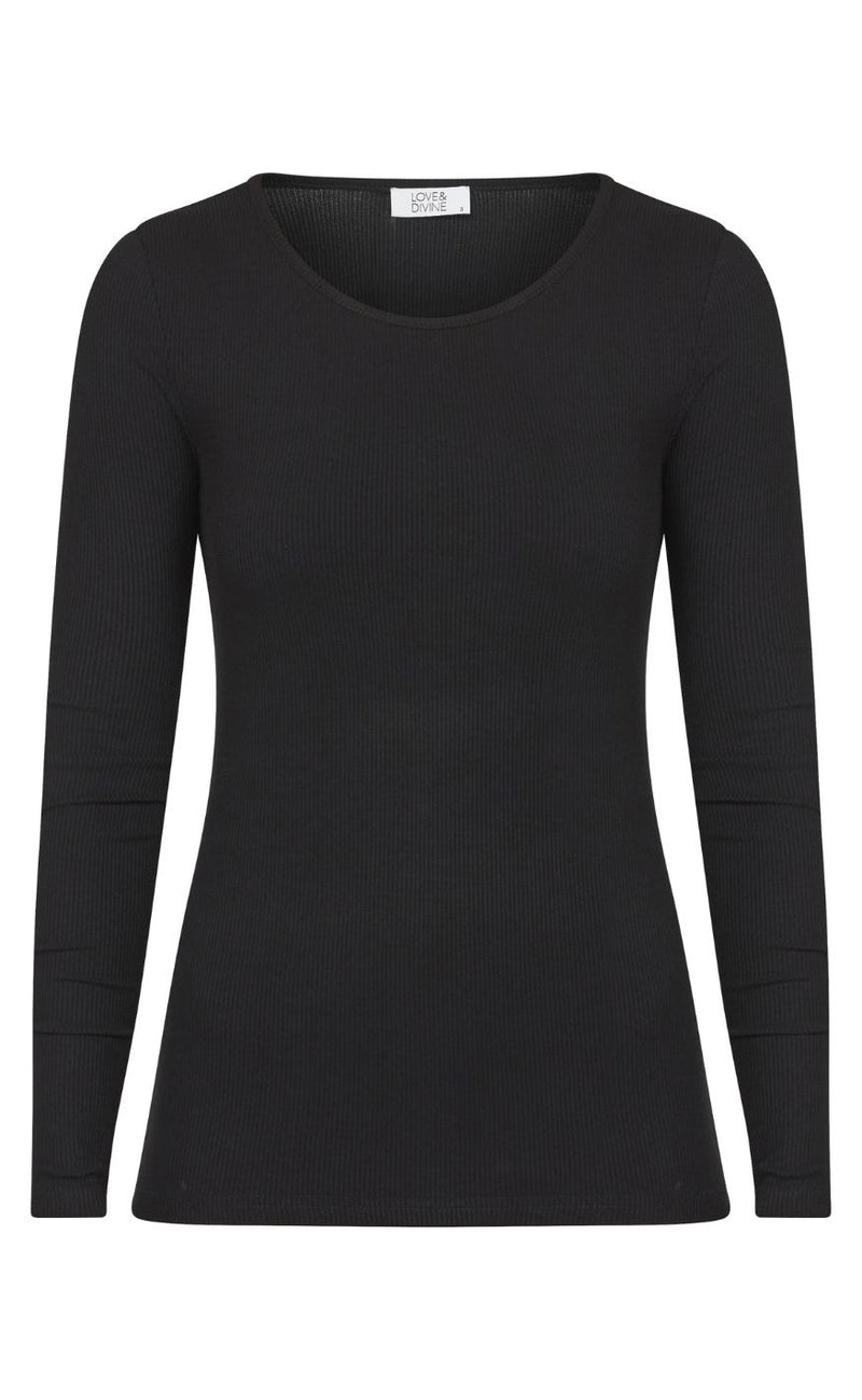 Love & Divine Bluse - Love1215 - Black