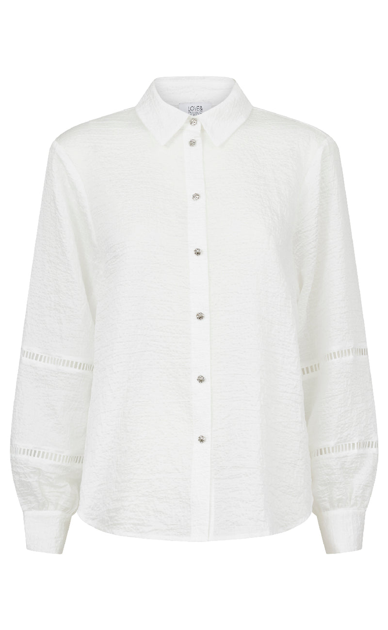 Love & Divine Bluse - Love1282 - Off White