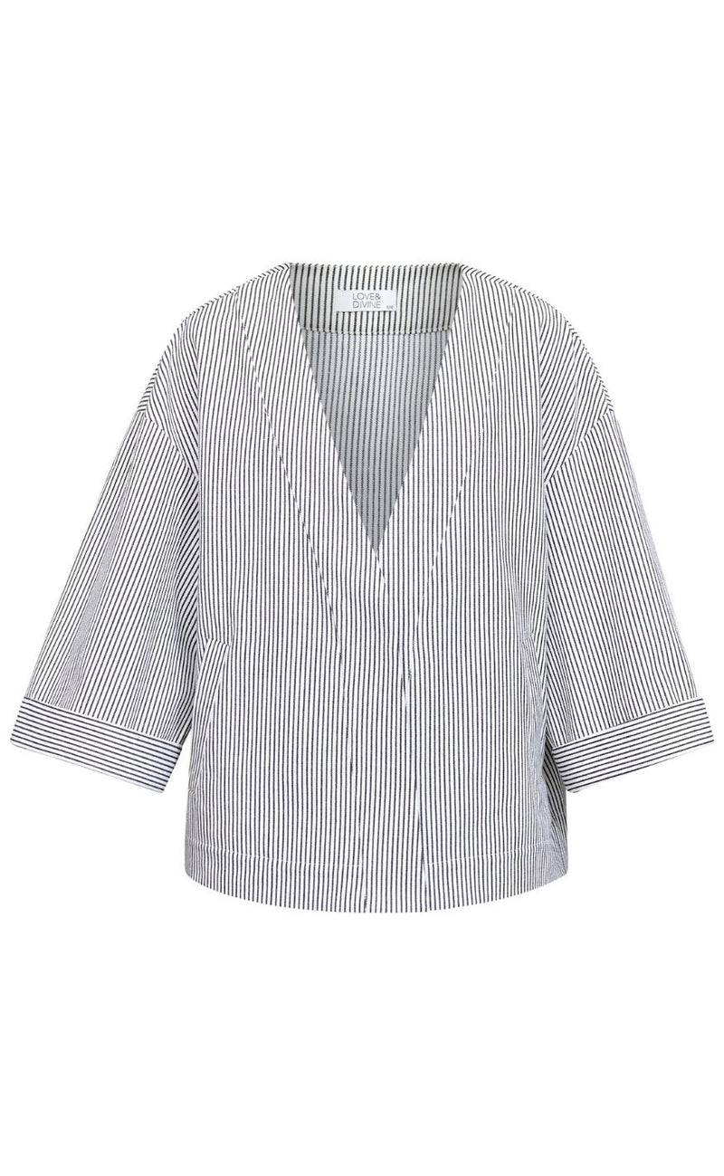 Love & Divine Cardigan - Love1521 - Stripes