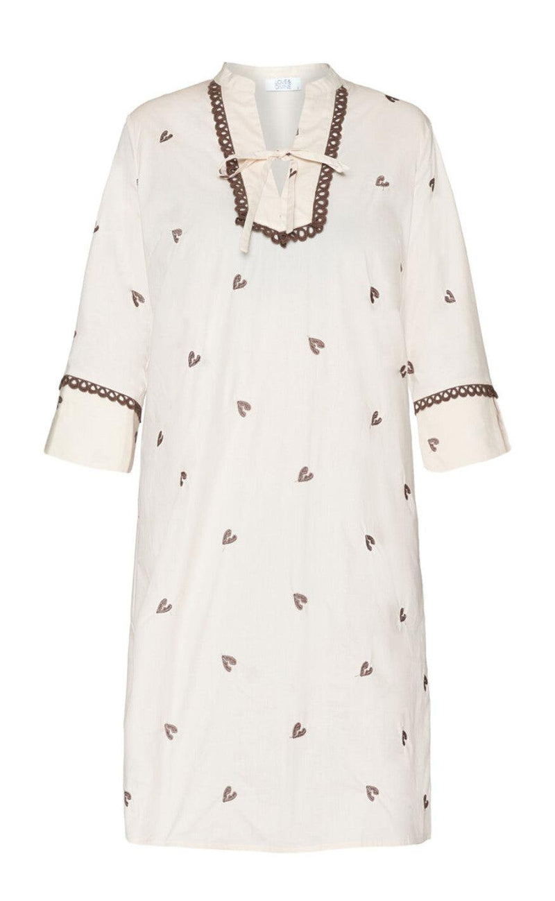 Love & Divine Kjole - Love1011-1 - Cream/Nut