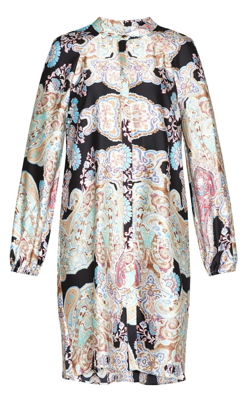 Love & Divine Kjole - Love1048 - Mint Paisley