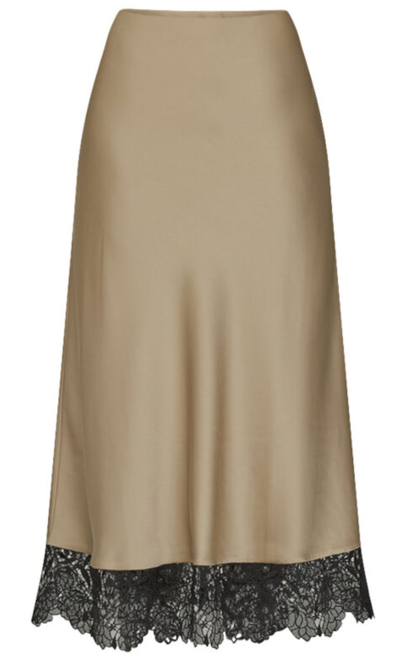 Love & Divine Nederdel - Love1118 - Beige/Black
