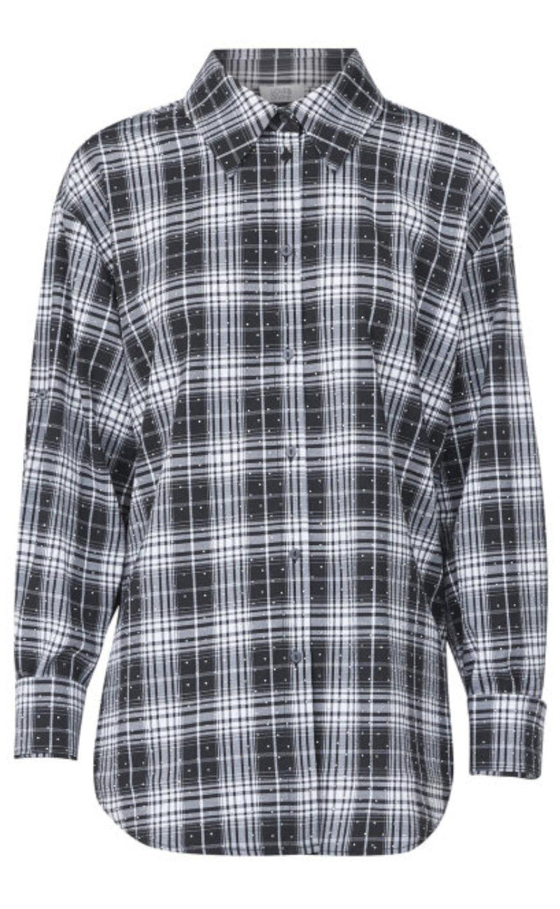 Love & Divine Skjorte - Love1016-1 - Black Check/Stone