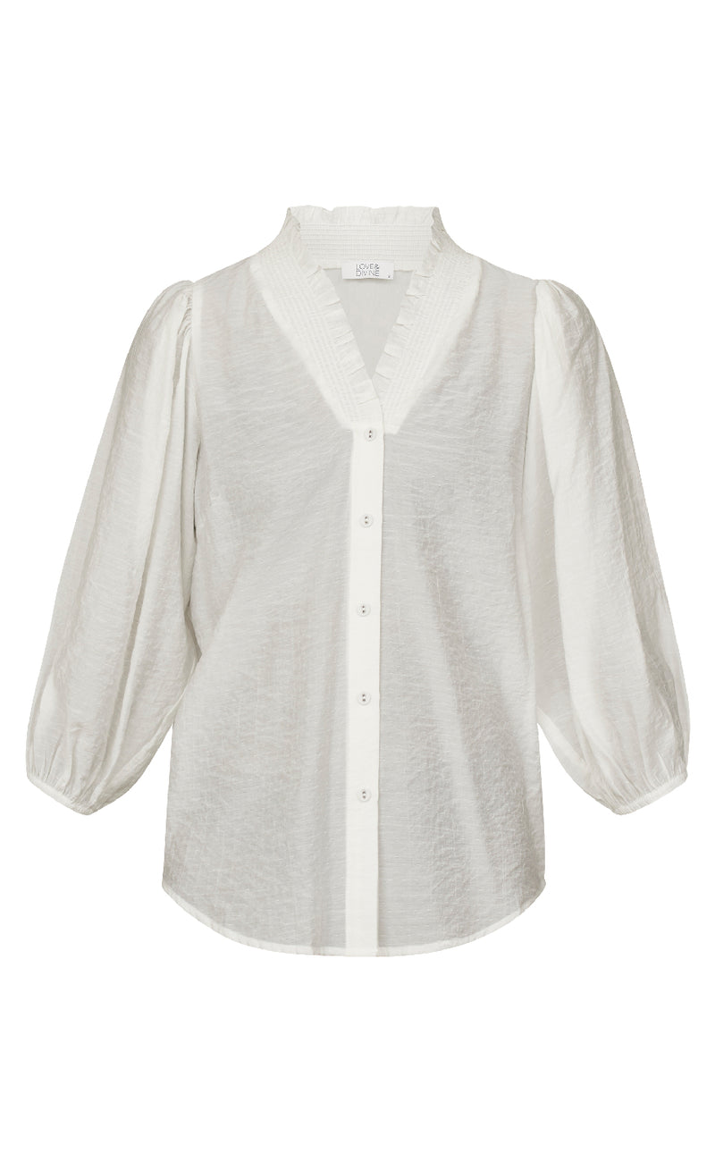 Love & Divine Skjorte - Love1151 - White