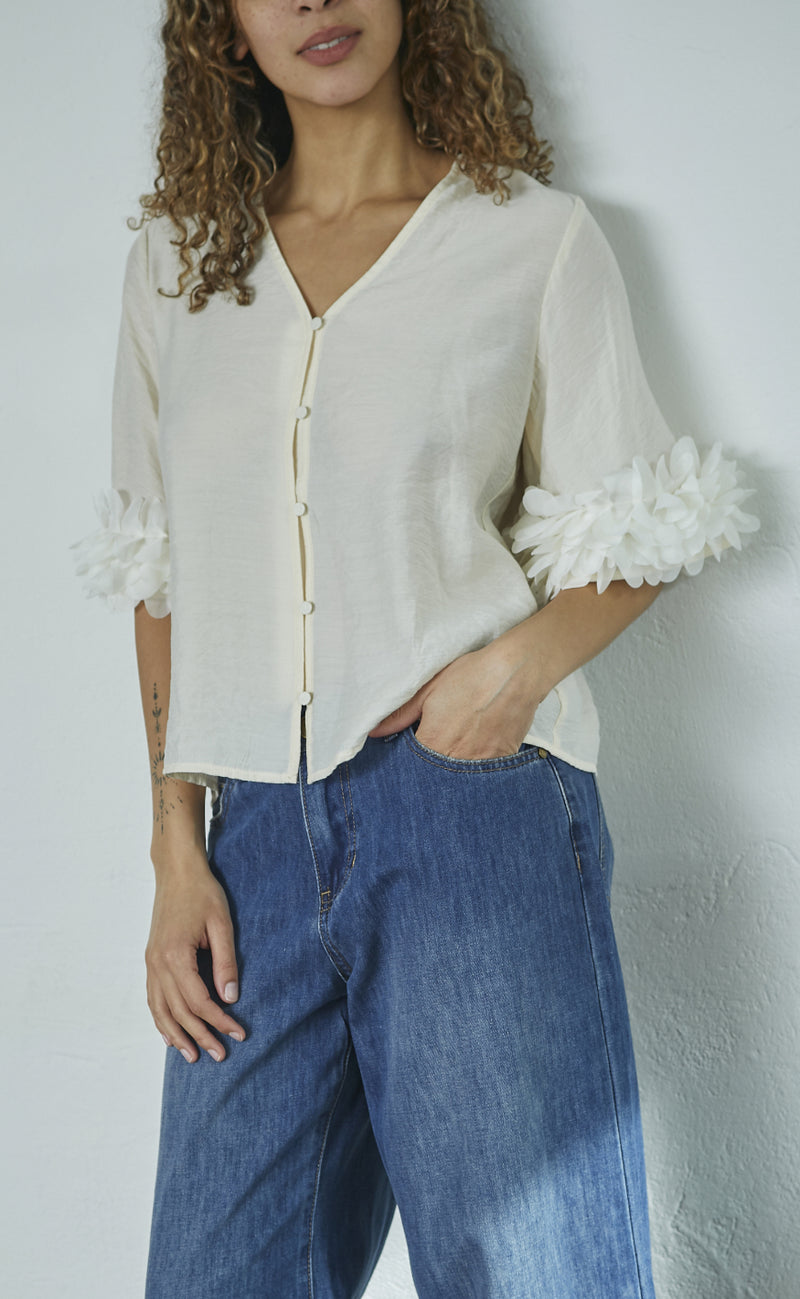 Love & Divine Skjorte - Love1375 - Cream