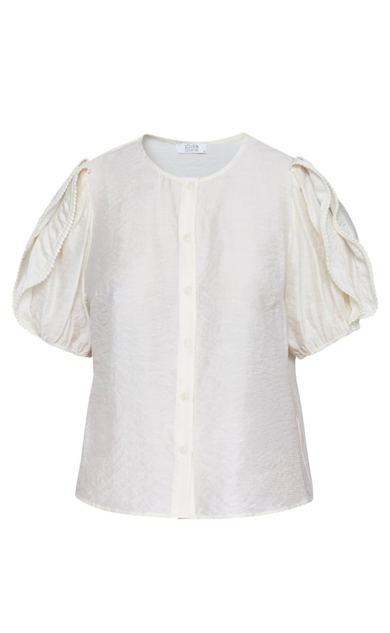 Love & Divine Skjorte - Love1377 - Cream