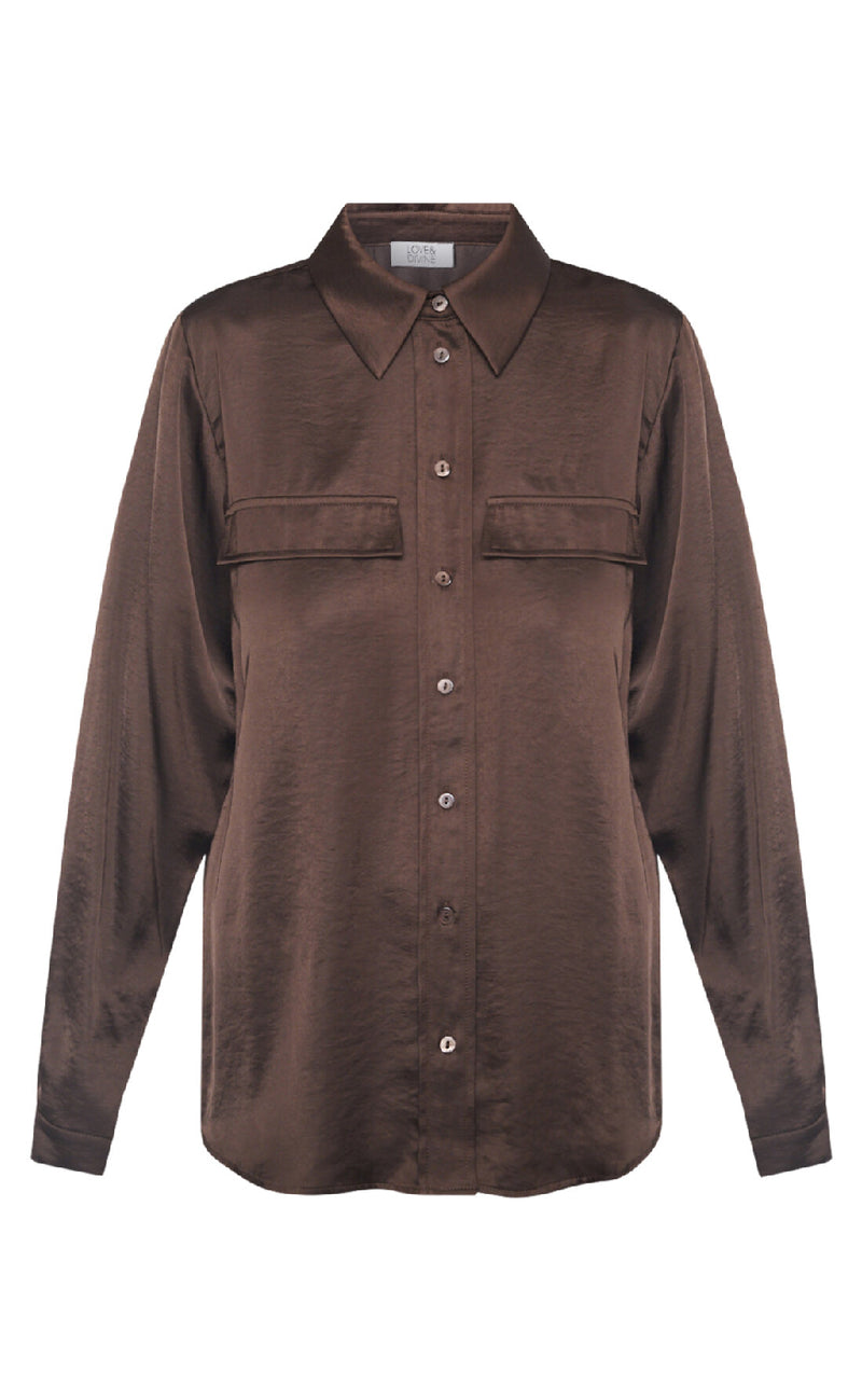 Love & Divine Skjorte - Love1426 - Brown