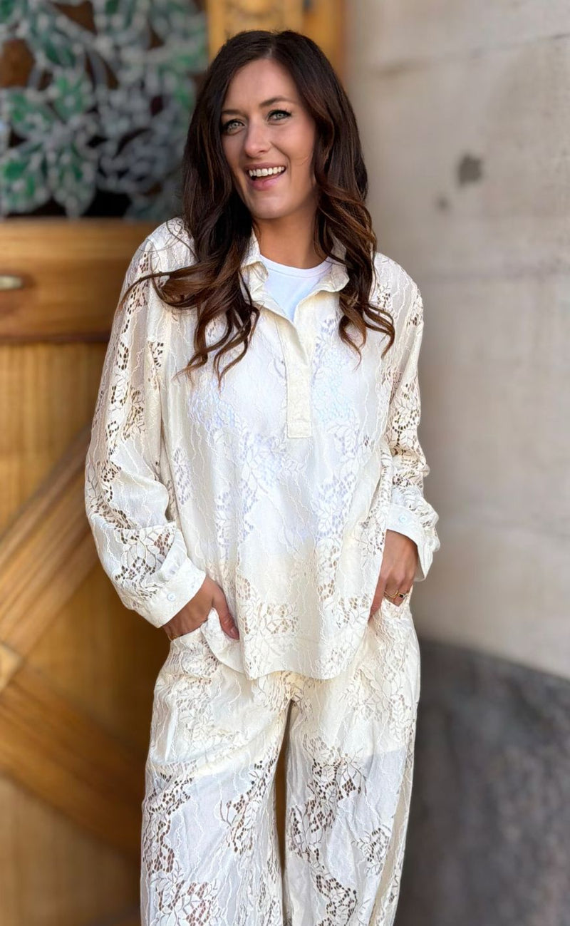 Love & Divine Skjorte - Love1526 - Cream