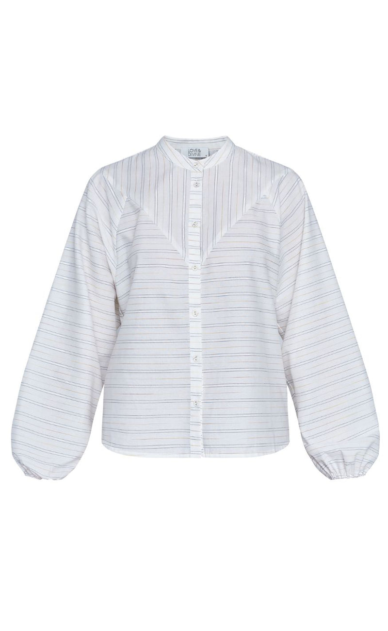 Love & Divine Skjorte - love1319 - Cream/Stripe