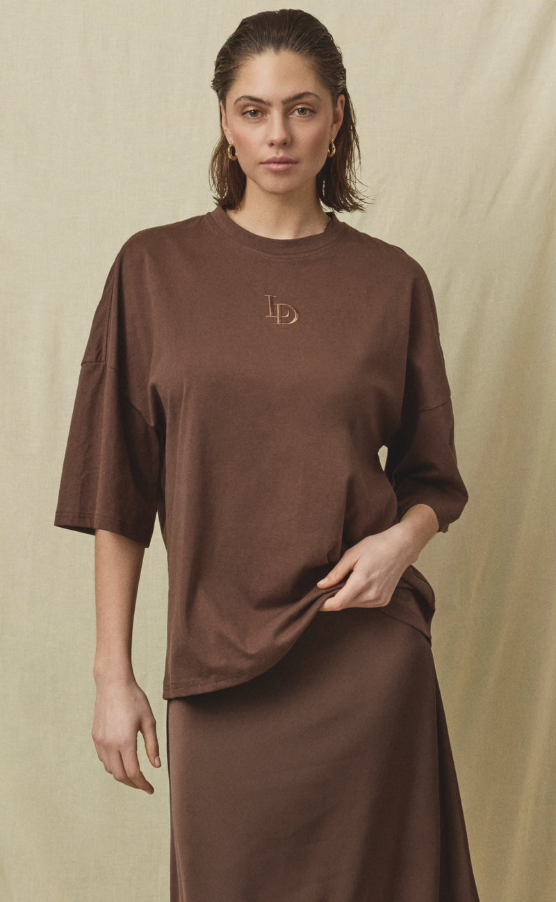 Love & Divine T-Shirt - Love1303-3 - D. Chocolate