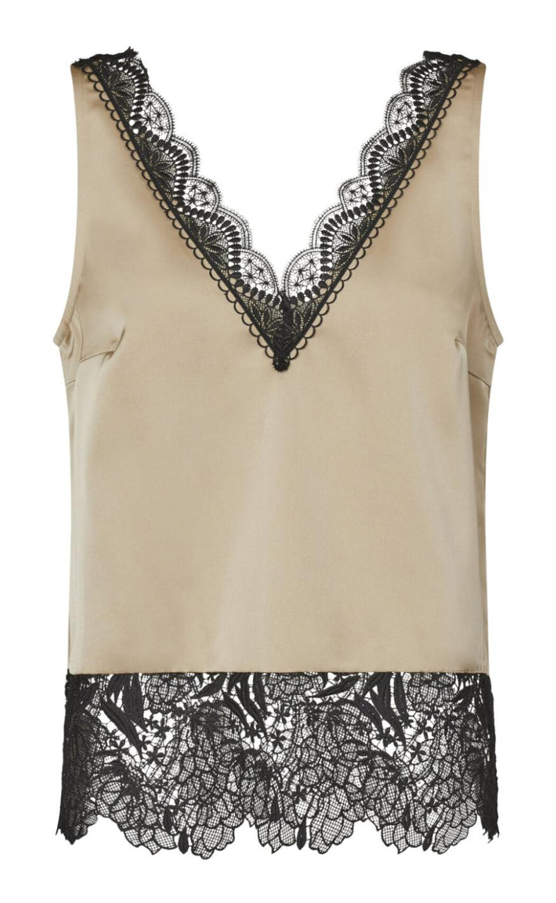 Love & Divine Top - Love1080 - Beige/Black