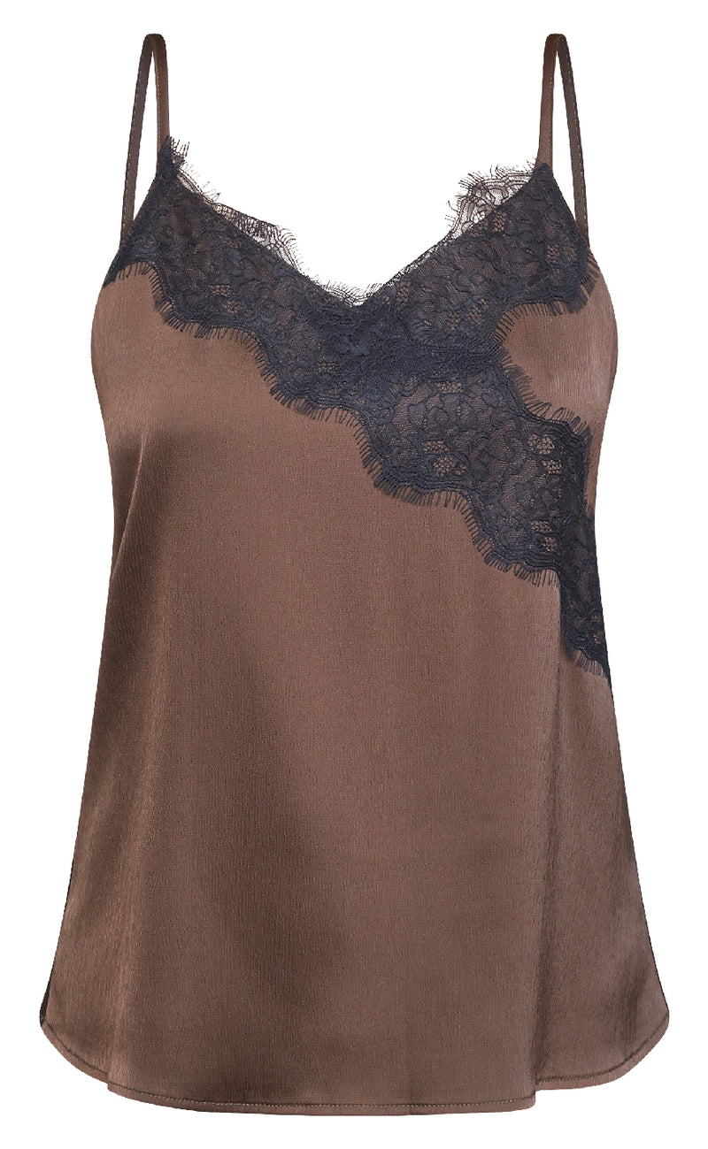 Love & Divine Top - Love1357 - Chocolate/Black