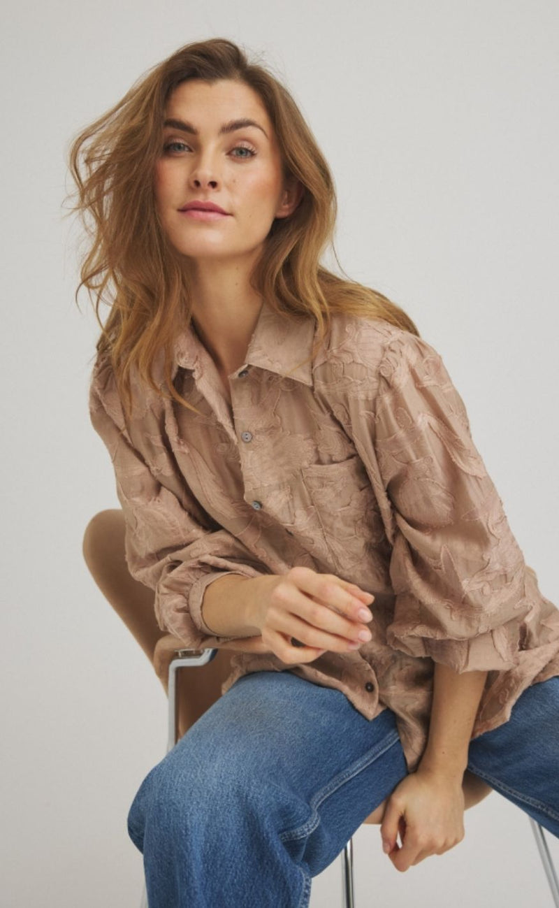 Luxzuz Bluse - Alita - Sand