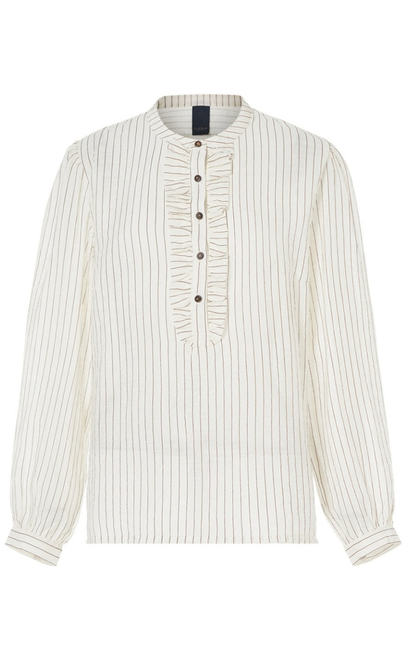 Luxzuz Bluse - Anso - Cream