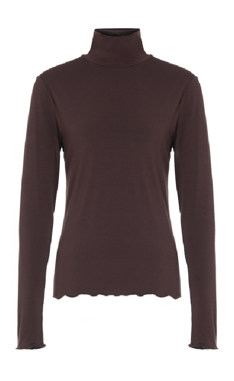 Luxzuz Bluse - Jachio - Coffee Bean