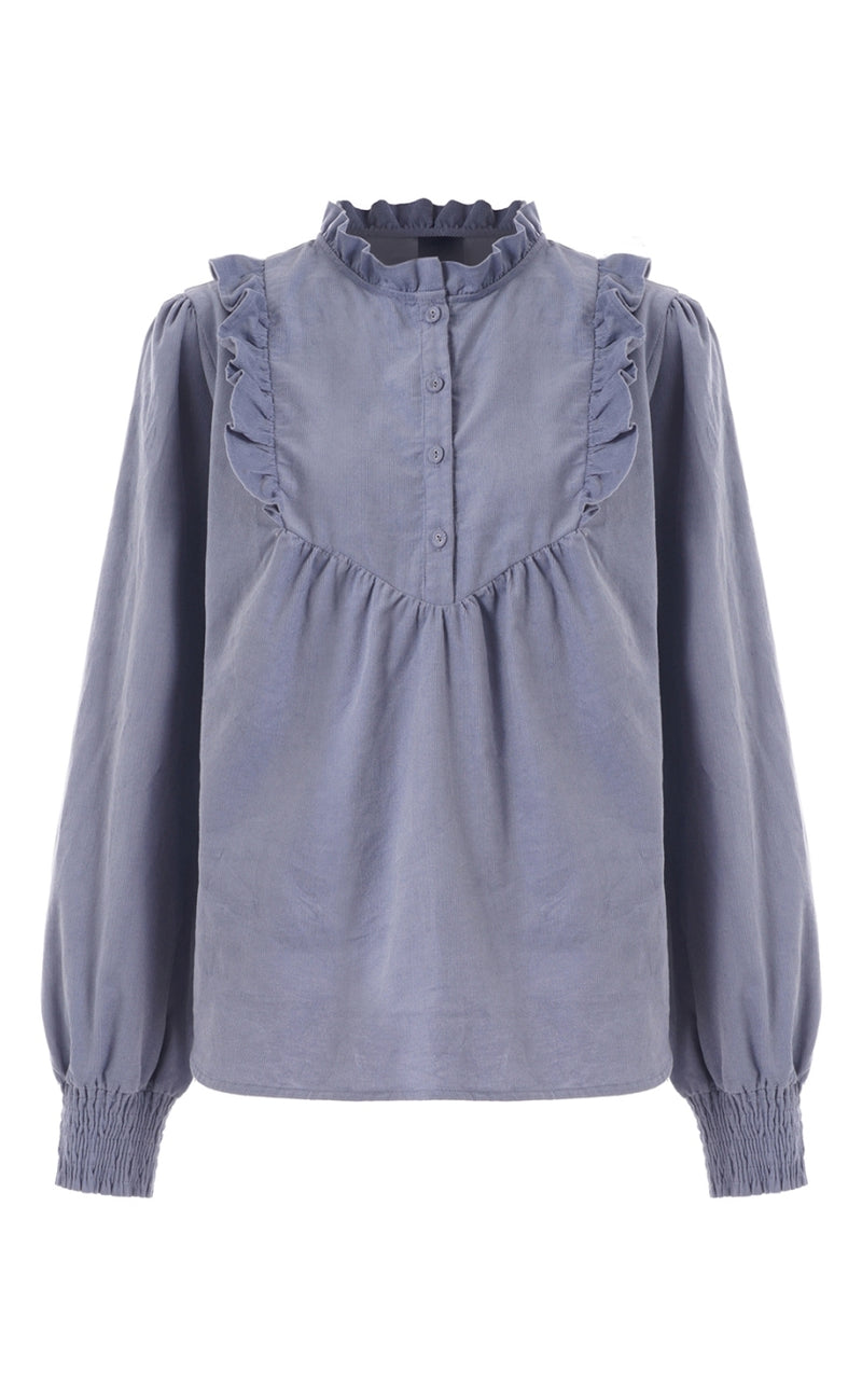 Luxzuz Bluse - Josefia - Faded Denim