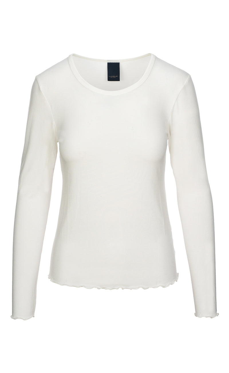 Luxzuz Bluse - Sigba Bamboo - Cream