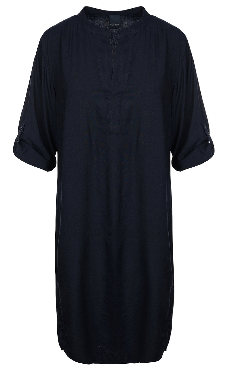 Luxzuz Kjole - Josia - Navy Blue