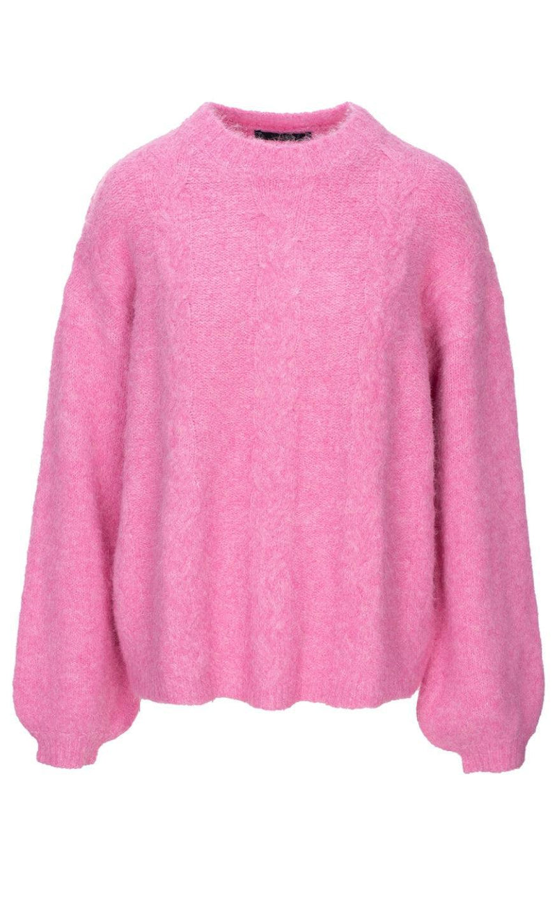 Luxzuz Striktrøje - Kaisa - Sachet Pink