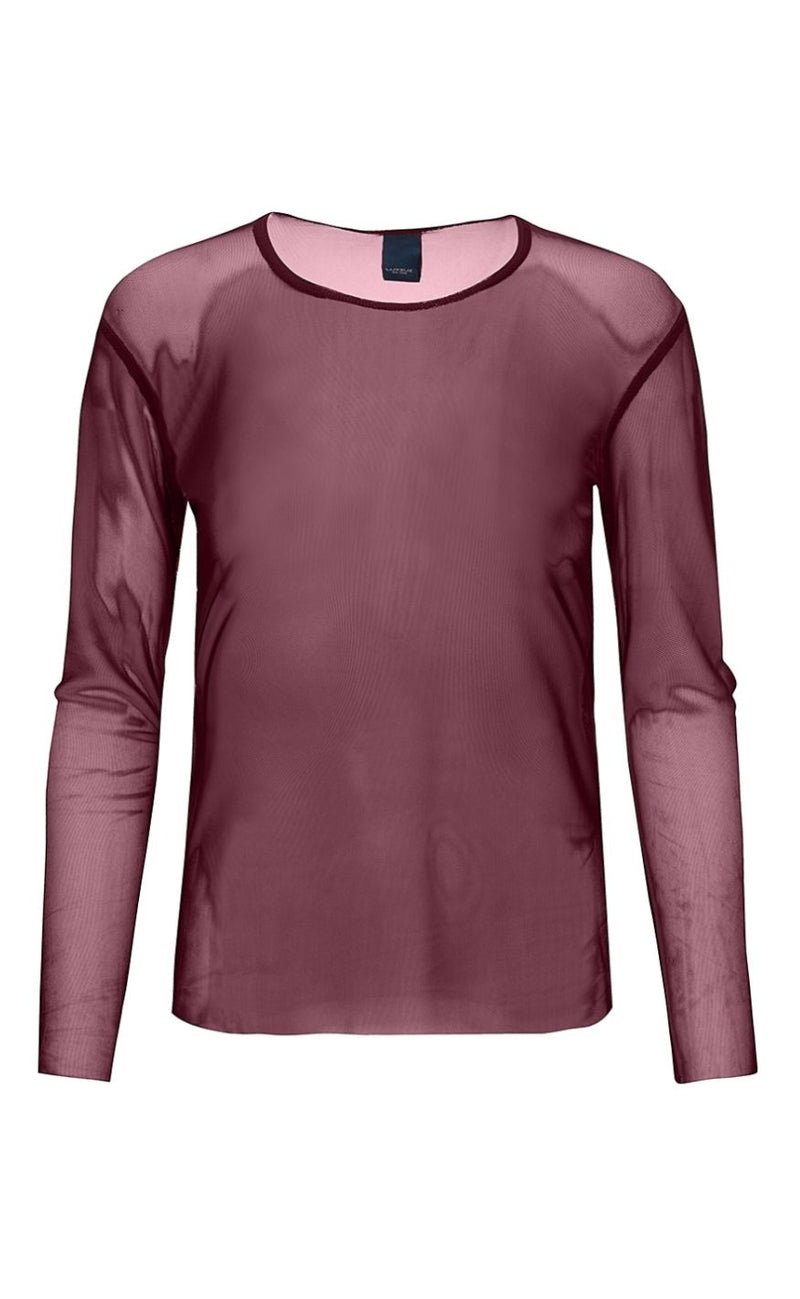 Luxzuz T-Shirt - Sigborg Mesh - Burgundy