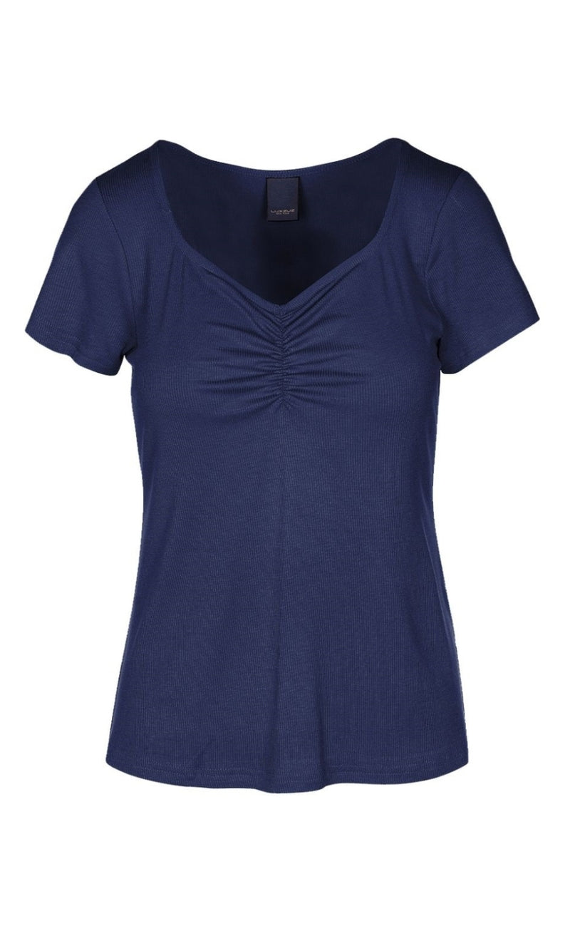Luxzuz T-shirt - Klaudine - Mood Indigo