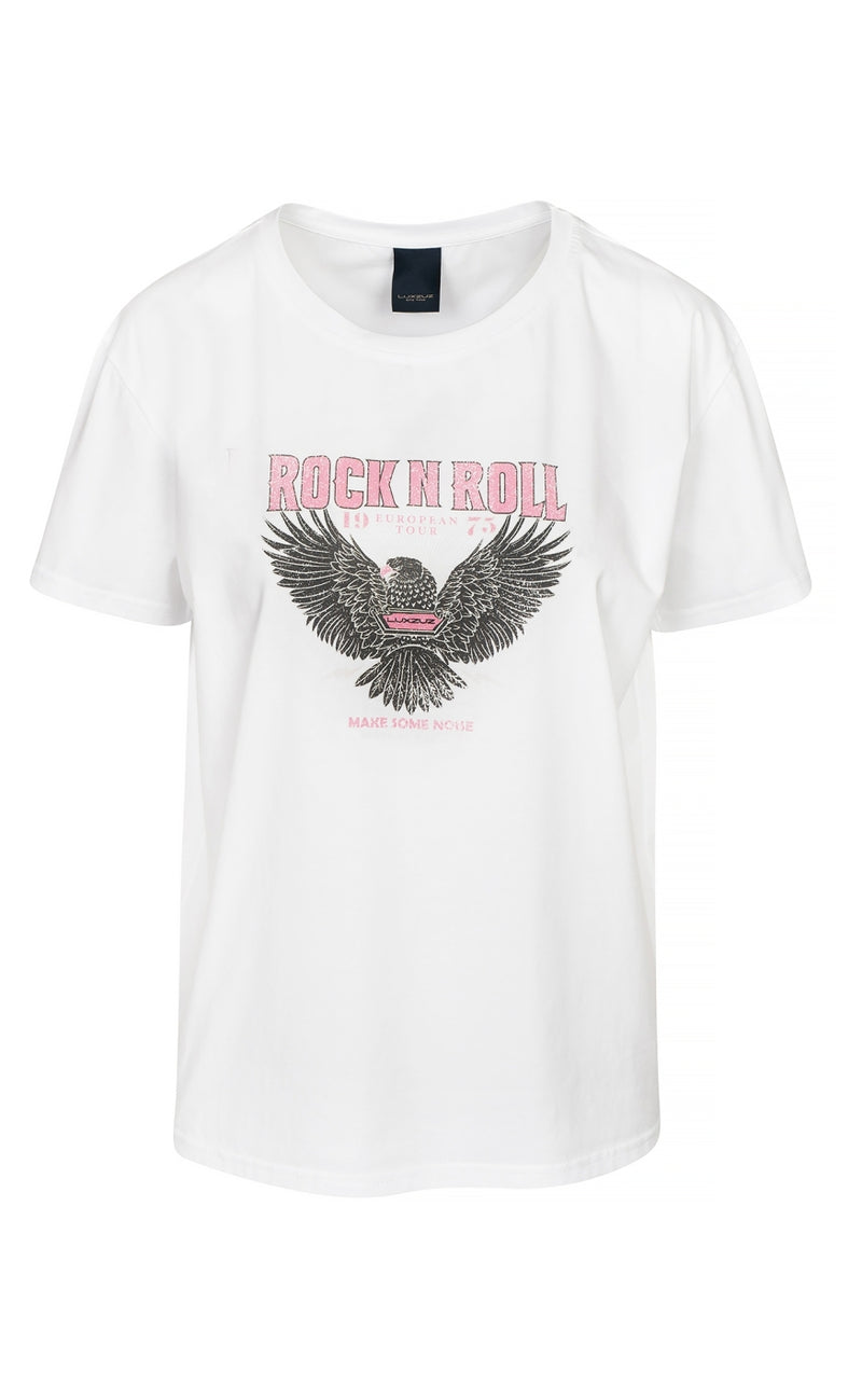 Luxzuz T-shirt - Rock - White