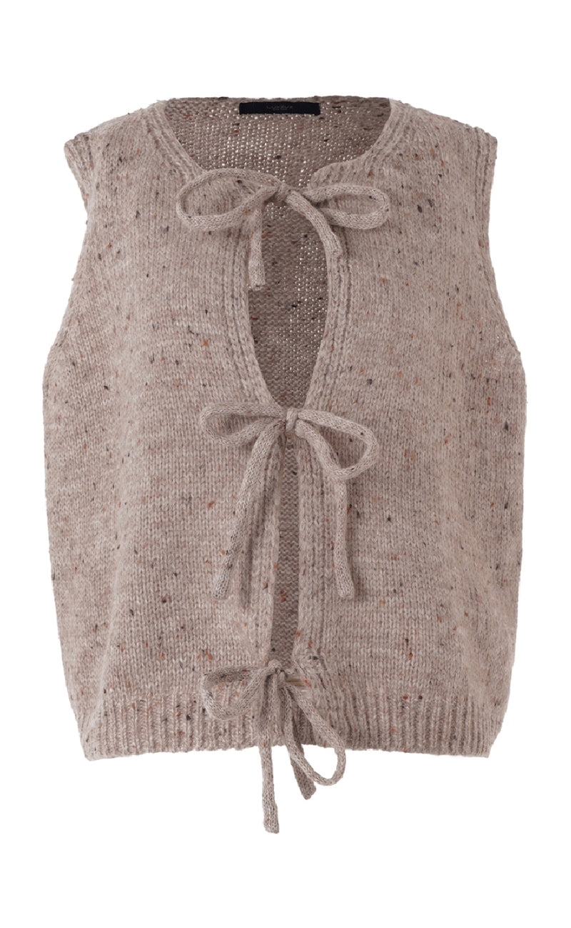 Luxzuz Vest - June - Deep Taupe