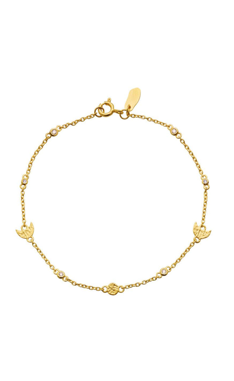 Maanesten Armbånd - Cecilia - Gold Colour