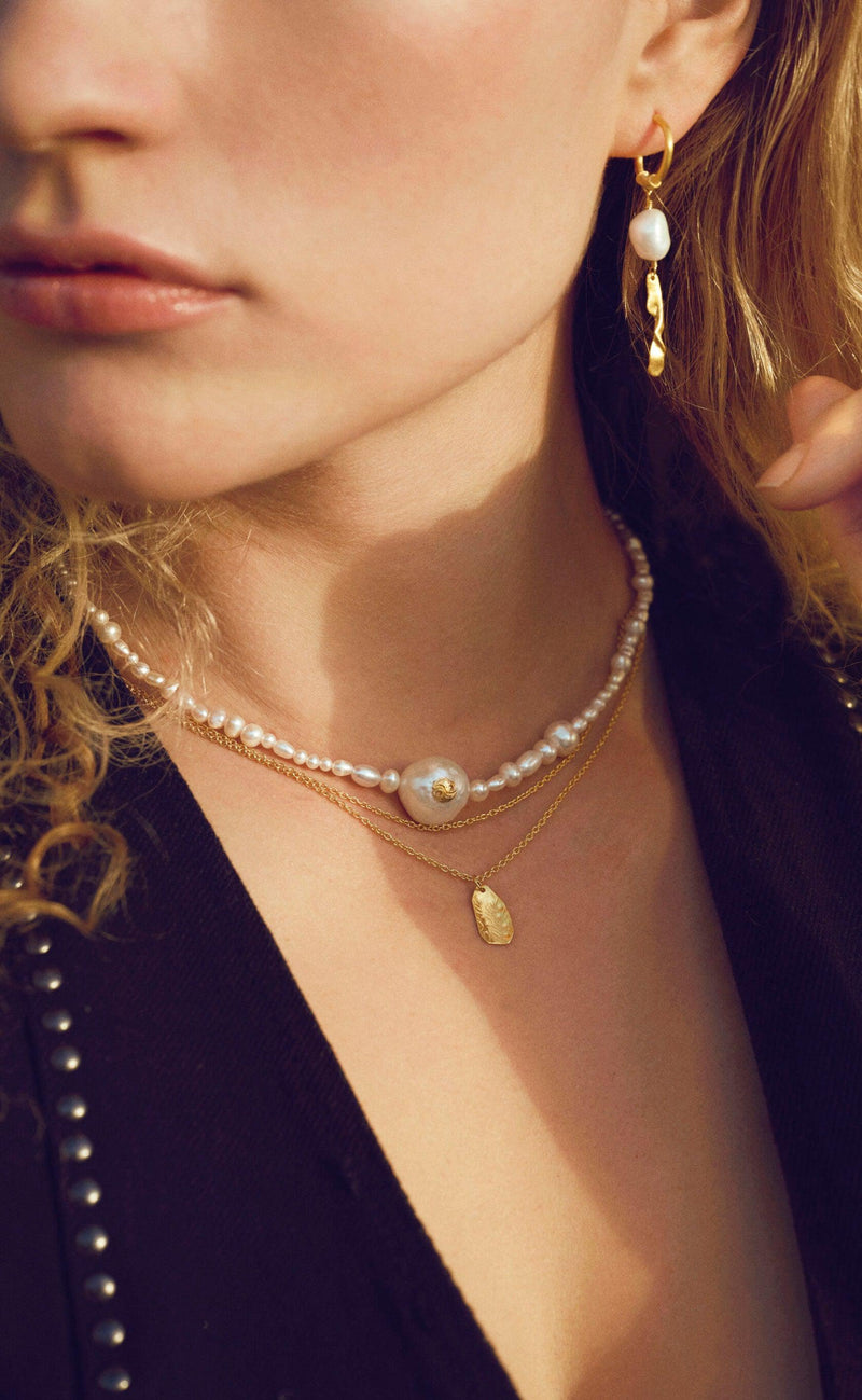 Maanesten Halskæde - Maggie - Gold Colour