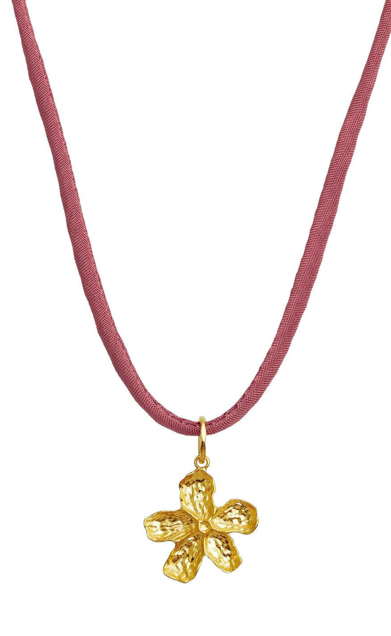 Maanesten Halskæde - Rosa - Gold Colour