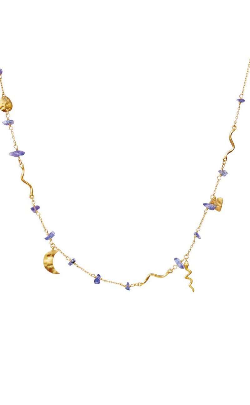 Maanesten Halskæde - Yolanda - Gold Colour