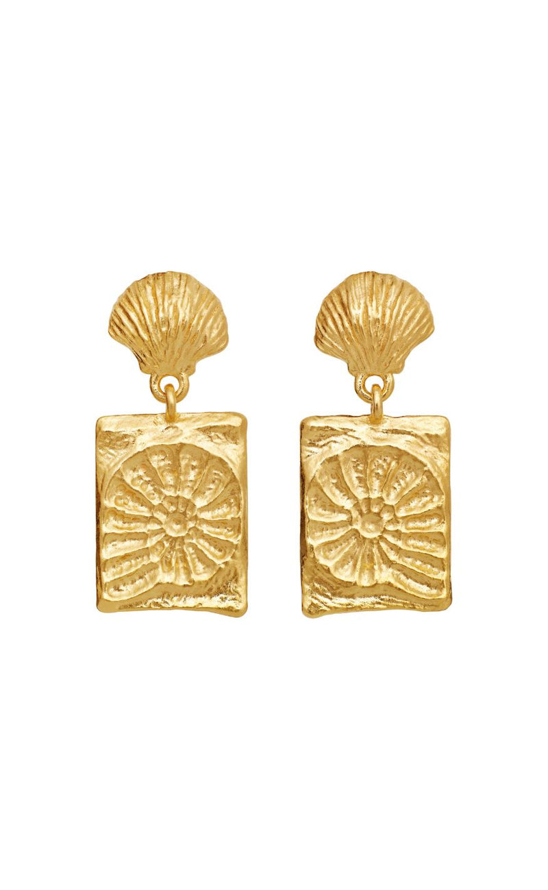 Maanesten Øreringe - Leva - Gold Colour