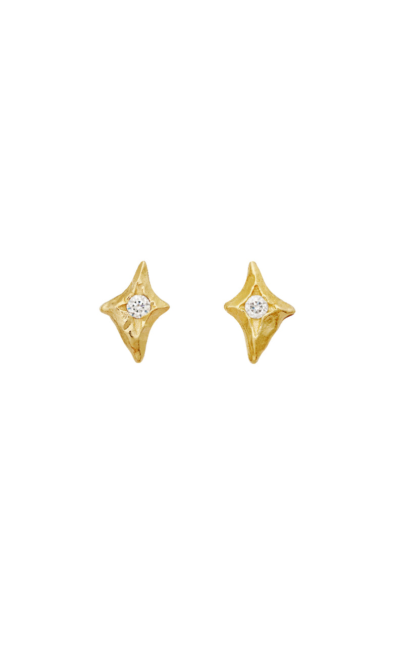 Maanesten Øreringe - Sylfide - Gold Colour