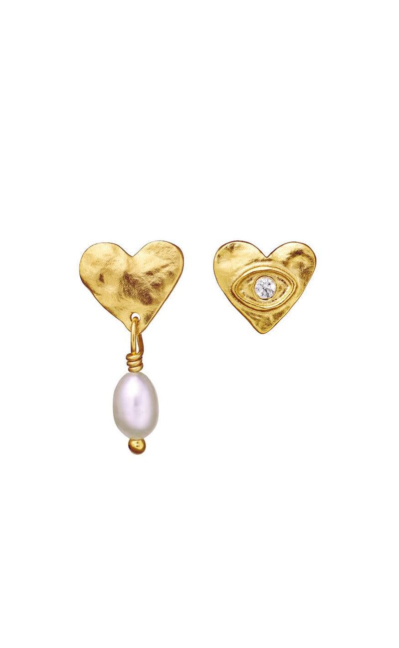 Maanesten Øreringe - Vesta - Gold Colour