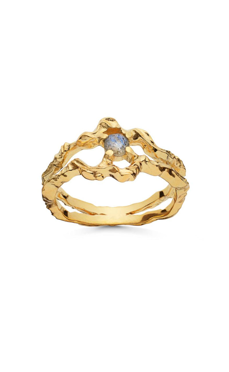 Maanesten Ring - Shelly - Gold Colour