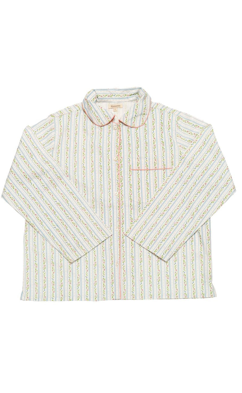 Maanesten Skjorte - Moe - Summer Stripe Blue