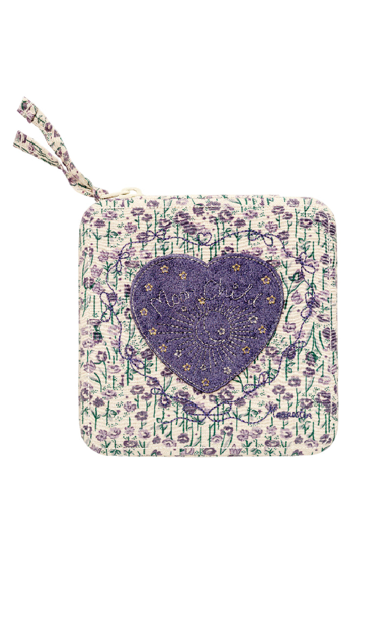 Maanesten Smykkeskrin - Amelia - Purple Heart