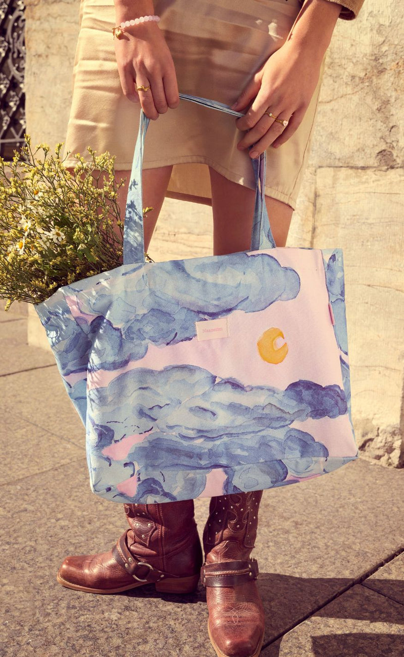 Maanesten Totebag - Big Canvas - Moonshine Rose