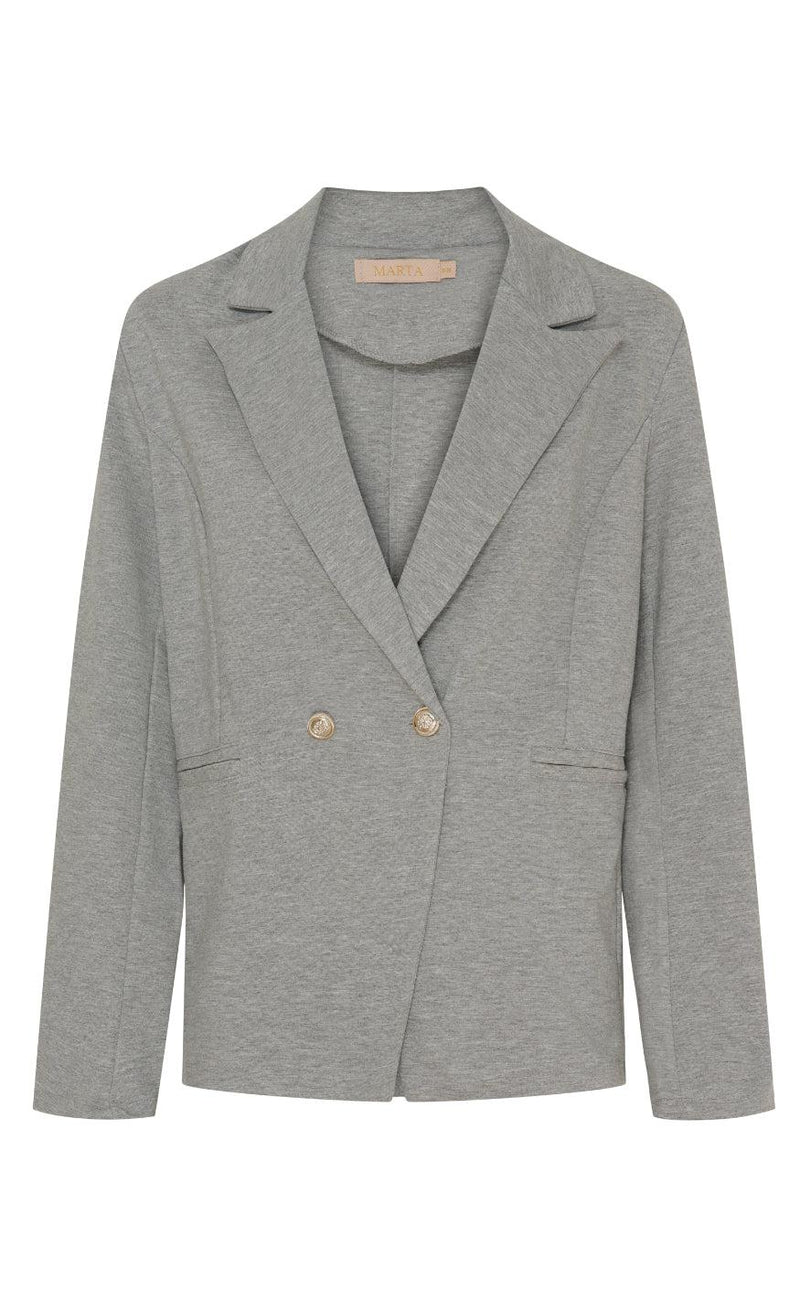 Marta Du Chateau Blazer - 85641-1 Vivian - Grey Melange