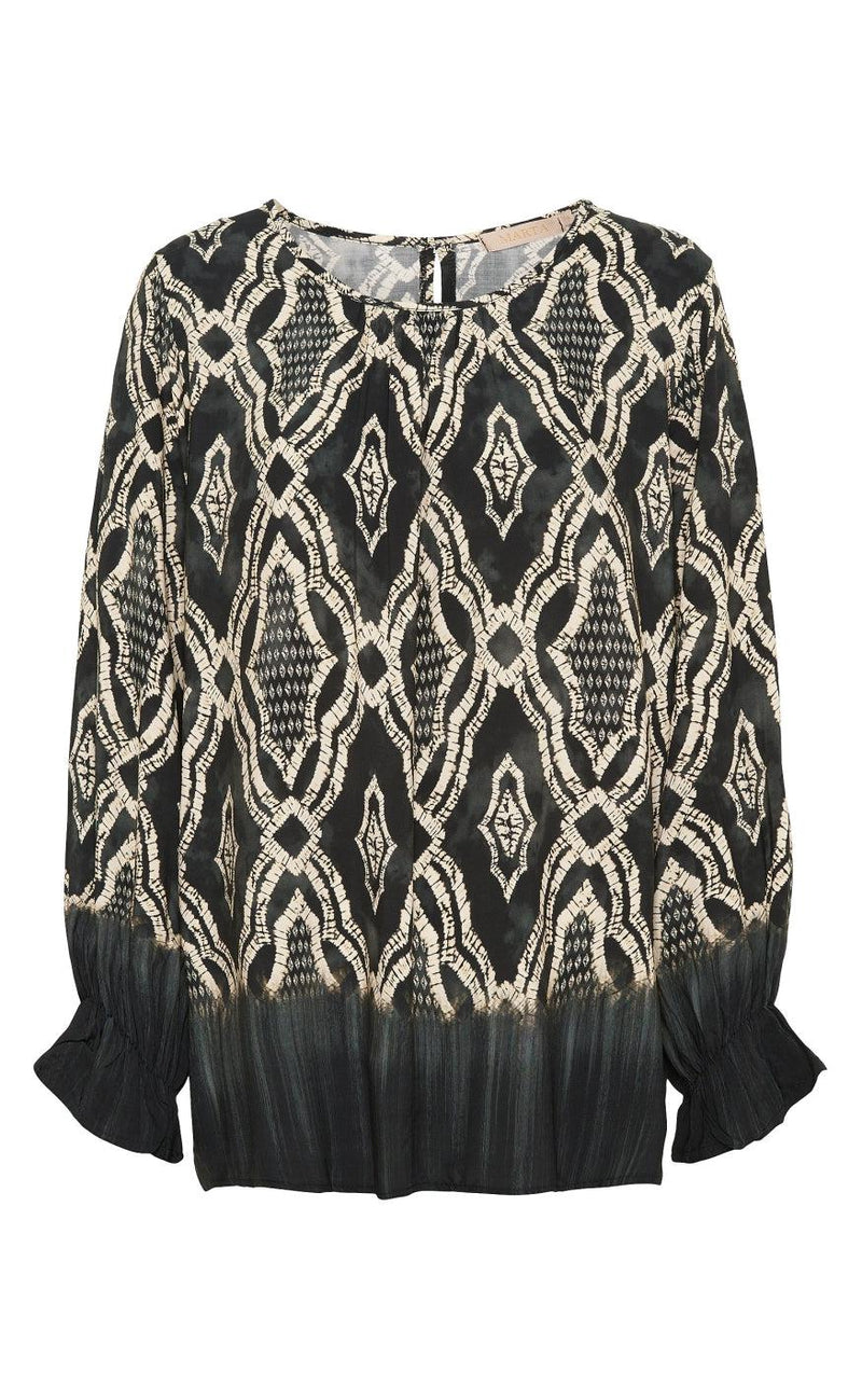 Marta Du Chateau Bluse - 3173 Liva - Nero