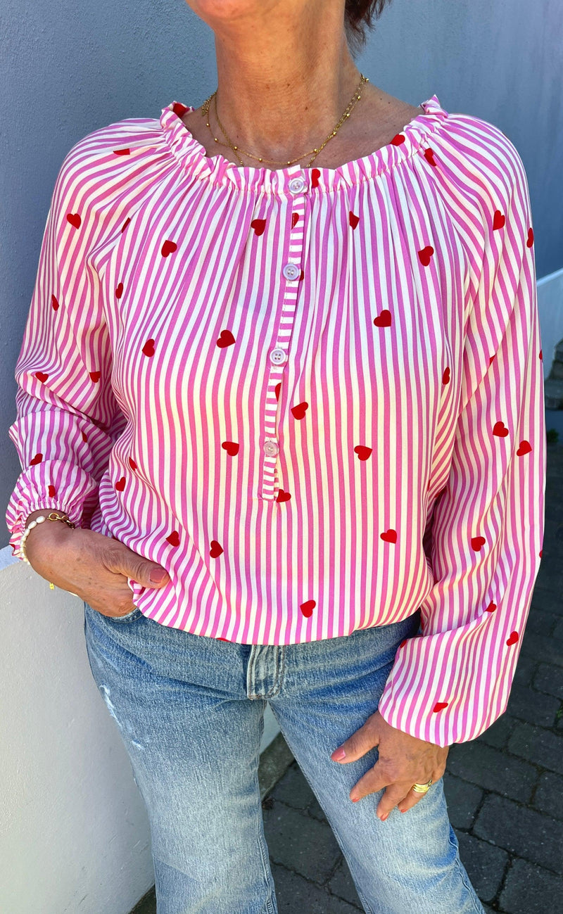 Marta Du Chateau Bluse - 6100 Nadia - Fuxia