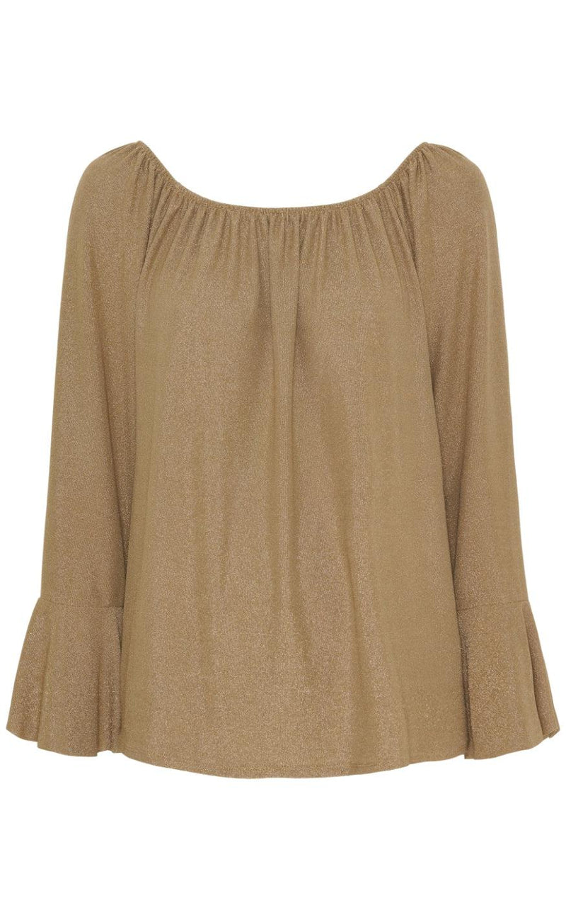 Marta Du Chateau Bluse - 6139 Alexandra - Camello