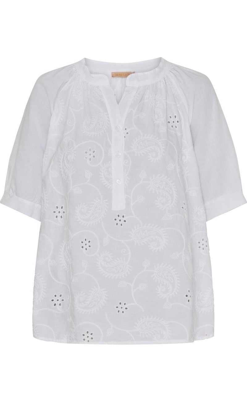 Marta Du Chateau Bluse - 6165 Alicia - White