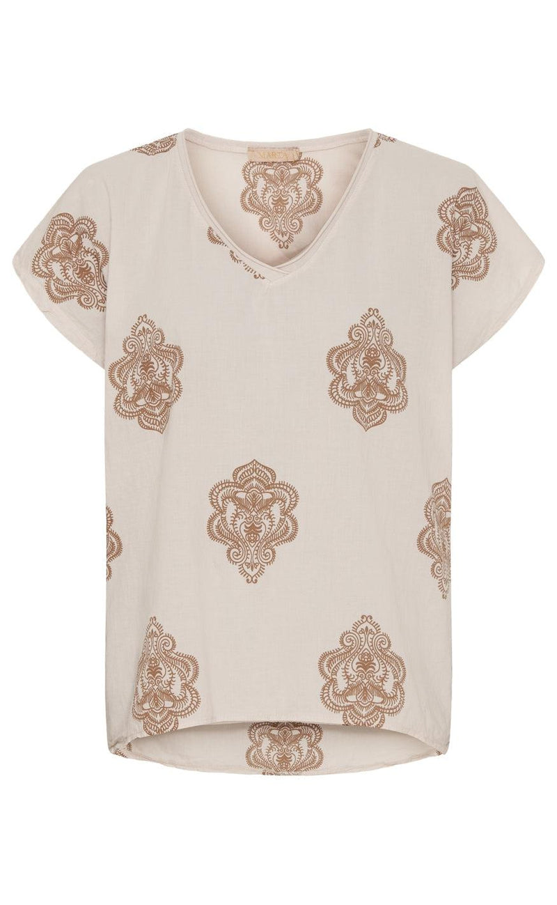Marta Du Chateau Bluse - 85483 - Sabbia Print